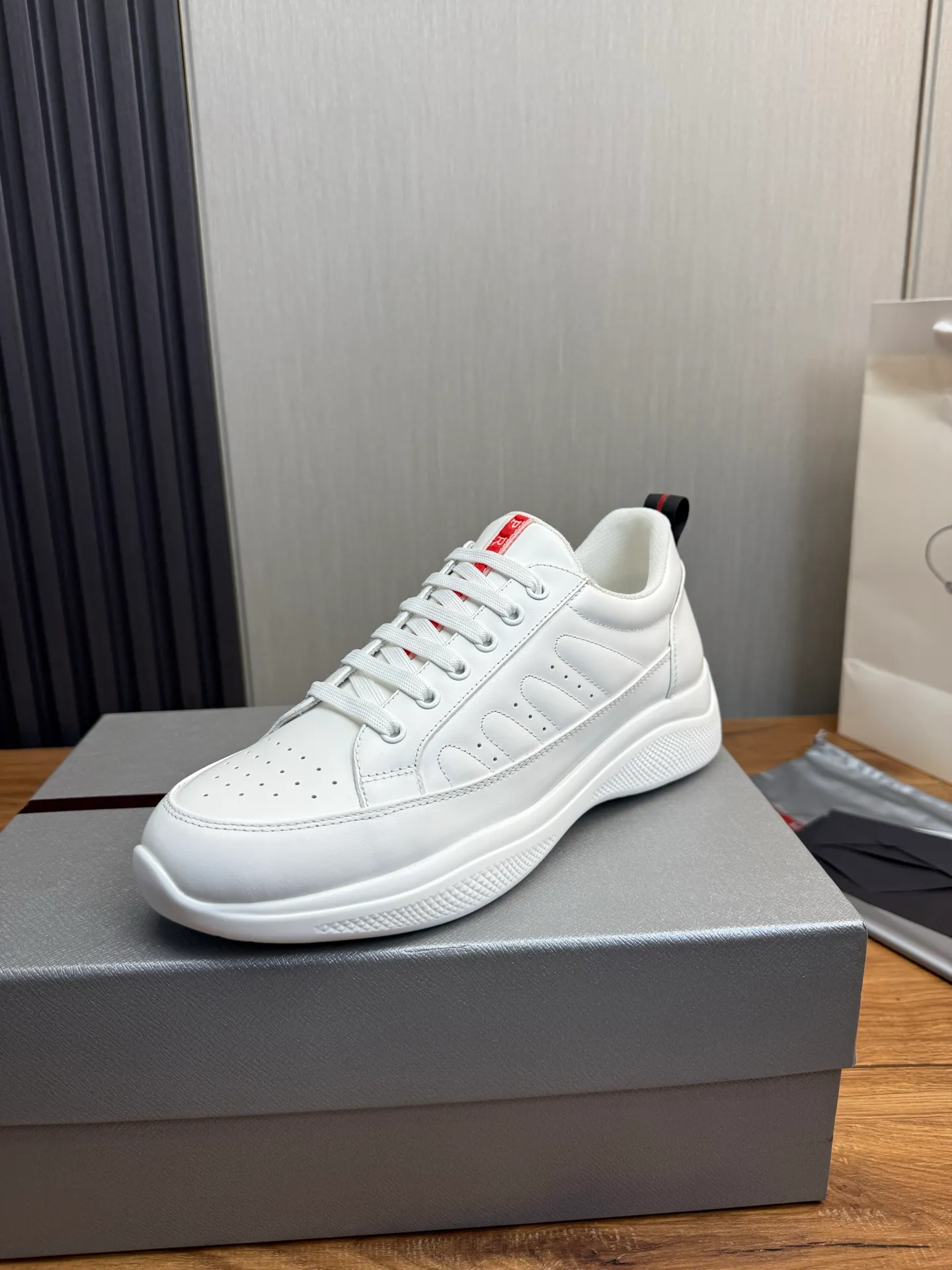 Men's shoes 580💰 [PRADA] Men's shoes are popular in the counter, official website synchronization, 1 high-quality shipment ✔️Original cowhide + cowhide lining, 1🆚1 replica, original sole, 38-45 (45 customized, non-refundable)